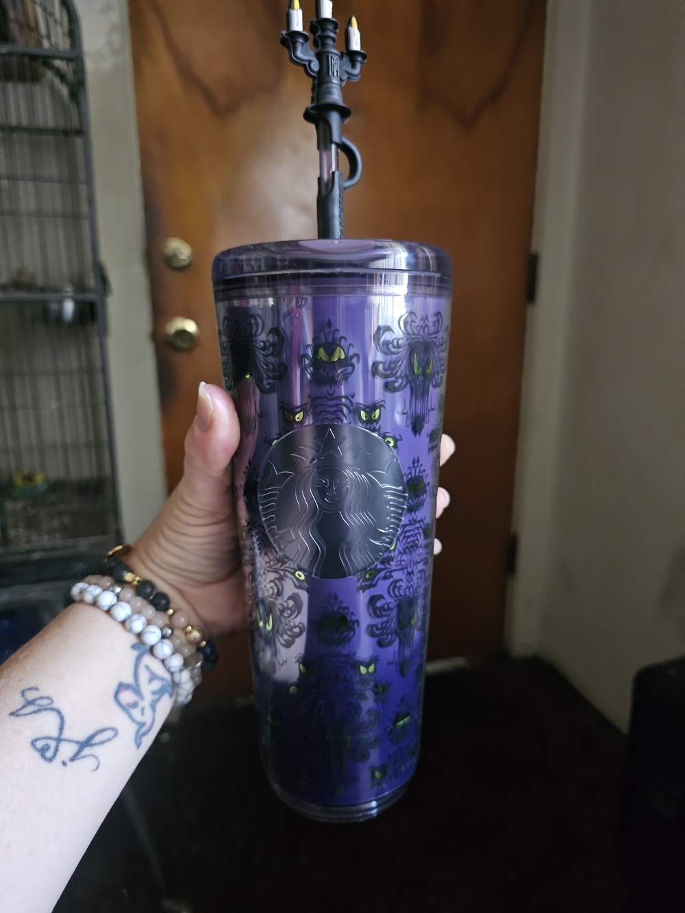 Starbucks Purple Haunted mansion tumbler